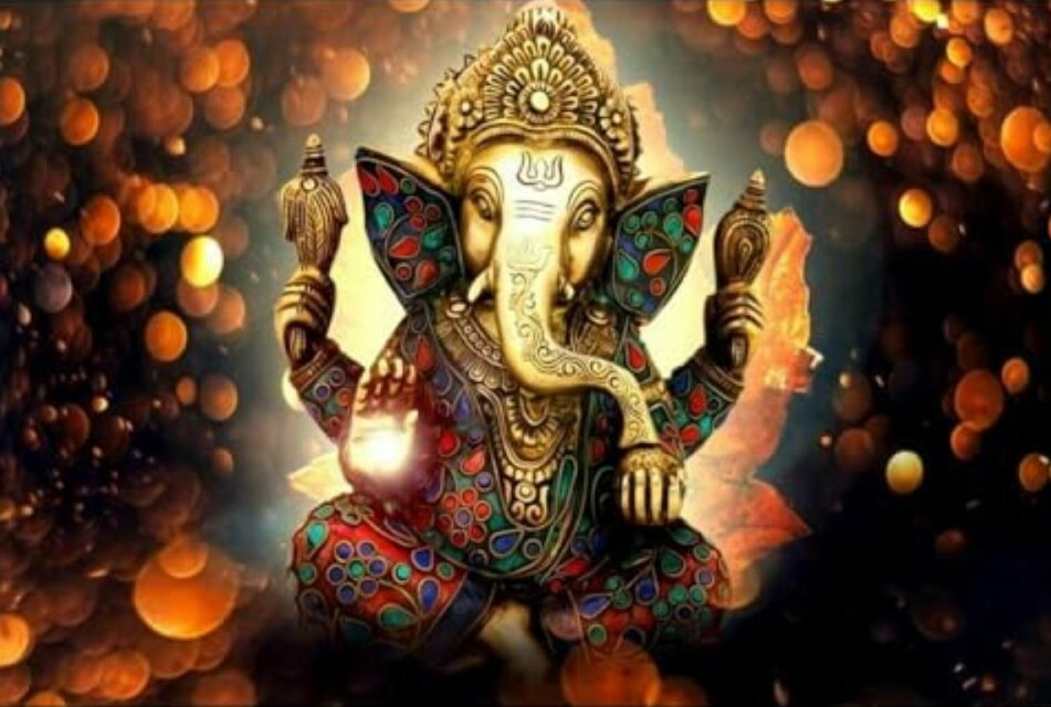 Picture of Hindu deity to represent Hinduism religious jigsaw puzzles.