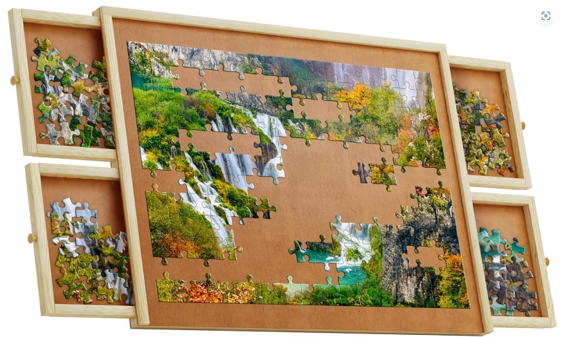 Picture of sample wooden best jigsaw puzzle table