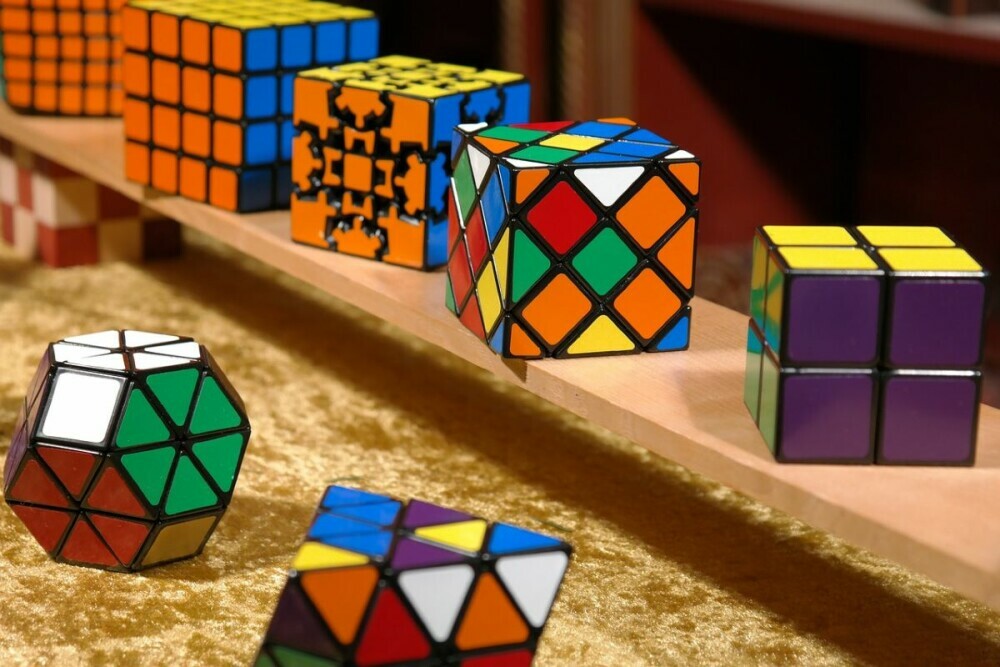 Picture of various best cube puzzles for adults