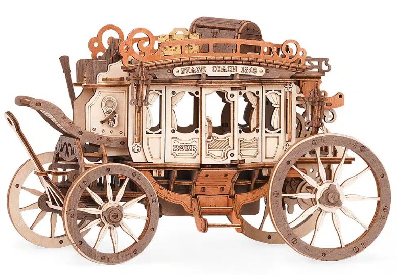 Picture of ROKR 3D wooden puzzle of stagecoach