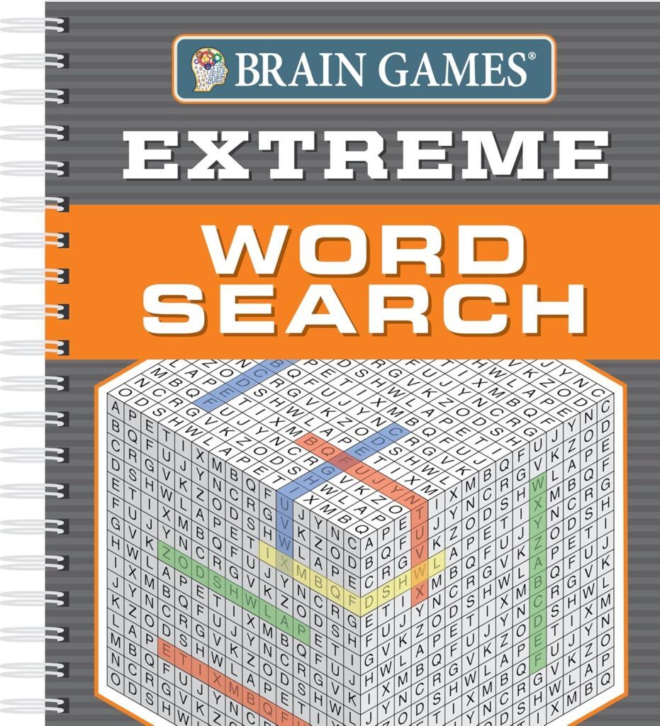 Word search puzzle book Extreme Word Search